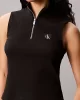 Calvin Klein Jeans Kadın Etiketli Kolsuz Yarım Fermuarlı Siyah Bluz LV047C909G-UB1