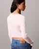 Calvin Klein Jeans Kadın Etiketli Pamuklu Fitilli Pembe Badi LV047C204G-VI7