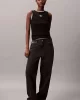 Calvin Klein Jeans Kadın Etiketli Pamuklu Fitilli Siyah Bluz LV047C201G-UB1