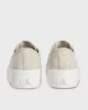 Calvin Klein Jeans Kadın Jakarlı Düz Platform Bej Sneaker YW0YW01965-0GA