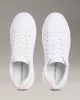 Calvin Klein Jeans Kadın Kalın Tabanlı Arma Detaylı Deri Beyaz Sneaker YW0YW01846-0LD