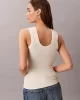 Calvin Klein Jeans Kadın Modal Fitilli Beyaz Bluz LV044C900G-PBA