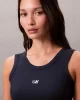 Calvin Klein Jeans Kadın Modal Fitilli Mavi Bluz LV044C900G-CEF
