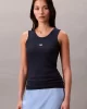 Calvin Klein Jeans Kadın Modal Fitilli Mavi Bluz LV044C900G-CEF
