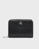 Calvin Klein Jeans Lizard Embossed Leat Kadın Siyah Cüzdan LV04F1067G-UB1