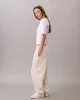 Calvin Klein Jeans MONOLOGO FRENCH TERRY JOGGER Kadın Beyaz Eşofman Altı LV047B235G-ACG