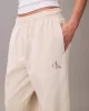 Calvin Klein Jeans MONOLOGO FRENCH TERRY JOGGER Kadın Beyaz Eşofman Altı LV047B235G-ACG