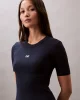 Calvin Klein Jeans Rib Kadın Mavi Elbise LV044C902G-CEF