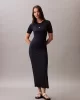 Calvin Klein Jeans Rib Kadın Mavi Elbise LV044C902G-CEF