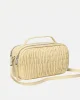 Calvin Klein Jeans RUCHED CROSSBODY CAMERA BAG Kadın Beyaz Çanta LV04K3184G-RM0