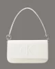 Calvin Klein Jeans SCULPTED FLAP SHOULDER POUCH25 Kadın Beyaz Omuz Çantası LV04K3148G-FUP