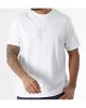 Calvin Klein Jeans SS 20s CK DEBOSS MONO GRAPHIC TE Erkek Beyaz T-shirt LV04RC824G-YAA