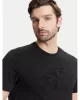 Calvin Klein Jeans SS 20s CK DEBOSS MONO GRAPHIC TE Erkek Siyah T-shirt LV04RC824G-UB1