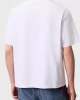 Calvin Klein Jeans Ss Graphic Tee Erkek Beyaz T-shirt LV04RC851G-YAA