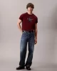 Calvin Klein Jeans SS Hero Monologo Tee 20s Erkek Kırmızı T-shirt LV04RB862G-VLP