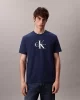 Calvin Klein Jeans SS Hero Monologo Tee 20s Erkek Mavi T-shirt LV04RB862G-C3I