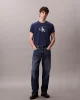 Calvin Klein Jeans SS Hero Monologo Tee 20s Erkek Mavi T-shirt LV04RB862G-C3I