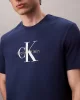 Calvin Klein Jeans SS Hero Monologo Tee 20s Erkek Mavi T-shirt LV04RB862G-C3I