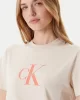 Calvin Klein Jeans Standard Logo Kadın Beyaz T-shirt  LV047B865G-C7P