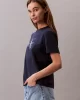 Calvin Klein Jeans Standard Logo Kadın Mavi T-shirt LV047B865G-CEF