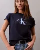 Calvin Klein Jeans Standard Logo Kadın Mavi T-shirt LV047B865G-CEF