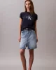 Calvin Klein Jeans Standard Logo Kadın Mavi T-shirt LV047B865G-CEF