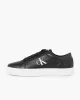 Calvin Klein CLASSIC CUPSOLE LACEUP LTH WN Kadın BLACK Sneaker YW0YW01269-BEH