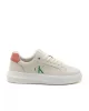 Calvin Klein  Kadın Chunky Taban CK Logo Beyaz Sneaker