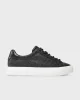 Calvin Klein Kadın Monokrom Vulkanize Bağcıklı Siyah Sneaker HW0HW02573-BEH