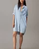 CK Jeans LOOSE SHIRT LYOCELL DENIM DRESS Kadın  Elbise J20J225472-1A4