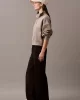 Calvin Klein PW - STRAIGHT LEG PANT Kadın  Pantolon LVGWS5P603-UB1