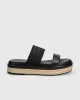 Calvin Klein WEDGE SLIDE HE Kadın Siyah Terlik HW0HW01966-BEH