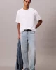 Calvin Klein Logo Erkek Beyaz T-shirt LV04LC206G-YAF