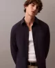 Calvin Klein LS SOLID STRETCH SLIM SHIRT Erkek MAVİ Gömlek LV04LB145G-CEF