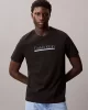 Calvin Klein SS 30s EU SP OUTLINE TAPE GRAPHI Erkek SİYAH T-shirt LV04RC852G-UB1