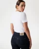 Guess CANDY RN SS TSHIRT Kadın Beyaz T-shirt 5GGI006008A-TWHT