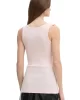 Guess Chenılle Logo Tank Top Rıb Kadın Pembe Atlet W5RP03KA0H1-A60W
