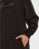 CK Jeans CHENILLE MONOLOGO HOODIE DRESS Kadın SİYAH Elbise J20J224685-BEH