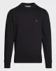 CK Jeans CK EMBRO BADGE CREW NECK Erkek SİYAH Sweatshirt J30J325270-BEH