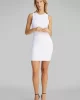 CK Jeans SCULPT MINI DRESS Kadın  Elbise LV047B319G-YAA