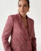 Guess Claudıa Double Breast Blazer Kadın Multicolor Blazer Ceket 5GGN157302A-F8NP