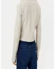 Guess CLEMENCE PU LEATHER JACKET Kadın Krem Ceket W5RL22WE480-F1O8