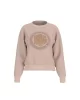 Guess CN PEONY LOGO FLEECE Kadın Bej Sweatshirt W5RQ05K7EX1-G1DP