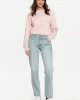 Guess CN PYTHON TRIANGLE LOGO FLECEE Kadın Pembe Sweatshirt W5RQ09K8802-A61L