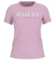 Guess Cn Ss Logo Segquıns Tee Kadın Lila T-Shirt W5GI17J1314-G4Q4