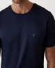 Guess CN SS TECH STRETCH TEE Erkek Lacivert T-shirt M4YI60KCBM0-G7V2