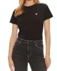 Guess COLETTE T-SHIRT Kadın Siyah T-shirt V4YI09J1314-JBLK