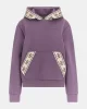 Guess CYMONE HOODED SWEATS Kadın Mor Sweatshirt V3BQ17KB3P2-A40A