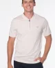 Guess DANE TECH SS POLO SWTR Erkek Krem T-shirt M4YR00Z3DM0-G1I6