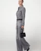 Guess DAPHNEE CROPPED JACKET Kadın Siyah/Beyaz Ceket W5RN47WGW82-F9RS
